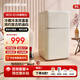 金松BCD-81JR復(fù)古小冰箱雙門小型迷你冰箱家用辦公室公寓宿舍租房客廳民宿冷藏冷凍彩色電冰箱母嬰 【熱銷爆款】慕斯白色81升