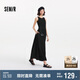 森馬（Semir）連衣裙女高腰拼接背心裙百搭2025夏優(yōu)雅圓領(lǐng)長裙通勤109325114015