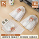 諾蘭森迪（NOLANSEND）鞋子收納袋行李箱衣物分裝防塵抽繩束口鞋罩套旅游自封袋子-大