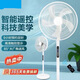 XLDNKE爆款電風(fēng)扇家用落地扇風(fēng)力靜音機(jī)械節(jié)能搖頭強(qiáng)力臺式立式宿舍遙控 先科電器16寸白色遙控3米線輕底