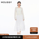 moussy 女裝新品簡(jiǎn)約淑女風(fēng)通勤薄款針織開(kāi)衫女028ISZ70-3051 010白色 均碼