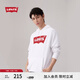 Levi's【特價來襲】李維斯情侶同款經(jīng)典寬松休閑logo套頭連帽衛(wèi)衣 白色 19622-0018 S