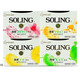 SOLING西麗葡萄籽薰衣草杏仁香皂洗澡清潔潤膚120g每塊沐浴 4種香味各一塊