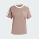 阿迪達(dá)斯（Adidas）三葉草女子 3 STRIPE TEE 短袖 JD4570 M碼