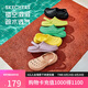 斯凱奇（Skechers）七夕禮物洞洞鞋女士夏季包頭泡泡鞋透氣軟底涼拖鞋休閑鞋111514