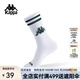 卡帕（Kappa）背靠背復(fù)古長(zhǎng)筒襪男2024新款休閑高腰跑步襪子女款 K0F28WG86 白色-001 M