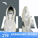 安踏OG800丨復(fù)古潮流休閑鞋2025夏季透氣舒適百搭運動鞋情侶薄底鞋