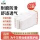 興寶 勞保線手套24副裝工地耐磨紗線手套防滑加厚白棉紗棉線手套男女工人干活手套企采批發(fā) 【虧本沖量送完即止】橙邊線手套12副 均碼