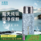 水宜生純鈦保溫杯雙層鈦杯高檔燜茶杯養(yǎng)生泡茶水杯車載機(jī)械顯溫 冰川藍(lán)【內(nèi)外純鈦】 480ml
