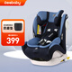 REEBABY布萊頓926兒童安全座椅汽車用0-12歲全注塑可躺isofix接口嬰兒 berton 高斯藍(lán)