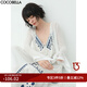 COCOBELLA輕盈設(shè)計(jì)感多色遮陽(yáng)小開(kāi)衫女輕薄針織空調(diào)衫MZ173 白色 M
