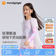 moodytiger[開學(xué)禮]女童仙女T恤長袖春夏款打底衫假兩件輕薄涼感兒童防曬衣
