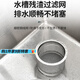 喆系廚房水槽過濾網不銹鋼加厚過濾網洗菜盆水水槽過漏網下水道過濾網 08厚DEW升級款濾網  1個裝/