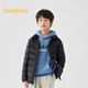 巴拉巴拉童裝兒童羽絨服秋冬裝男女童上衣寶寶短款輕薄立領(lǐng)外套親子裝衣服