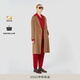 MaxMara 2025早秋新品女裝綿羊毛長(zhǎng)袍系帶大衣9016055106 駝色 34