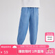 笛莎（DEESHA）笛莎童裝女童棉質(zhì)牛仔長褲2024夏季女童柔軟舒適基礎(chǔ)束腳牛仔褲