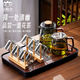 山點(diǎn)水整套茶具玻璃泡茶壺套裝茶盤高檔分離辦公室喝茶水家用功夫帶過濾