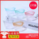 硅膠洗眼杯收納盒洗眼液蓋子洗眼睛杯清洗杯子工具可再利用 【藍色 兩只】