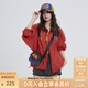 KAMA卡瑪寬松立領(lǐng)薄款速干防曬夾克2025新款夏季男大口袋上衣 紅色 M