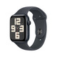 Apple Watch SE 2024款智能手表44毫米午夜色鋁金屬表殼午夜色運動型表帶M/L【GPS款】聯(lián)通補貼