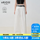 艾諾絲雅詩【商場同款】2025夏季新品匹馬棉100%棉女休閑褲垂感長褲40433023 白色 M