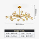 世界之星輕奢客廳水晶客廳吊燈全銅后現代簡(jiǎn)約主臥室餐廳2025新款中山燈具 18頭-全光譜+純銅+水晶燈罩