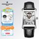 康斯登（Frederique Constant） 百年典雅系列心跳窗口機(jī)械表方盤時(shí)尚休閑皮帶男表FC-310MC4S36