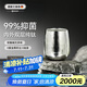 艾曼格（IMOGY）德國雙層純鈦高端敞口杯迷你小巧便攜辦公杯簡約水杯家用咖啡杯