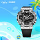 卡西歐（CASIO） G-SHOCK 金屬系列小鋼炮GM-110時尚運動男士手表防水防震 GM-110-1APR-200M防水