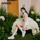 卡駱馳crocs白鹿同款經(jīng)典云朵花束洞洞鞋時(shí)尚百搭洞洞鞋|211292 月光灰-1NK 38 (240mm)