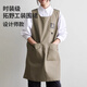LYNN帆布工裝圍裙 防潑水耐磨復古餐飲露營(yíng)廚房工服奶茶店男女馬甲