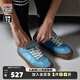 VISION STREET WEAR CHOPPER天空藍復古T字頭反毛皮男女帆布鞋美式滑板鞋 天空藍 38