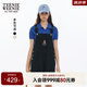 Teenie Weenie小熊女裝牛仔背帶褲2025春季新款復(fù)古潮流時(shí)尚連體褲