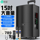 索愛（soaiy）15吋廣場舞音響大功率便攜式木質(zhì)戶外重低音藍牙k歌專用大音量移動拉桿音箱室外演出雙話筒SA-X23