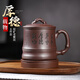 云禪尚陶紫砂杯子茶杯大號水杯全手工男女功夫茶具茶杯宜興禮品高檔泡茶杯 厚德載物（內膽過(guò)濾款）五件套