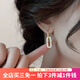 伊黛兒法式幾何耳環(huán)女小眾設(shè)計(jì)感高級耳飾韓國氣質(zhì)2025年新款潮耳釘 E3649法式幾何耳環(huán)
