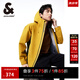 杰克·瓊斯（JACK&JONES）衣服男裝軟殼外套男春秋直筒彈力透氣戶外上衣休閑連帽防風(fēng)領(lǐng)夾克 D08橄欖色 M 175
