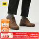 CAT卡特休閑皮鞋工裝鞋男鞋25秋新品防滑耐磨通勤鞋P726061O3AMC36 棕色 41