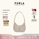 芙拉（FURLA）【七夕禮物】GOCCIA牛皮小號(hào)女士時(shí)髦簡(jiǎn)約高級(jí)感單肩包月牙包腋下 白色