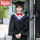 CEENIU學(xué)位學(xué)士服文科理科學(xué)位服大學(xué)生畢業(yè)禮服粉領(lǐng)拍照男女本科學(xué)士服 【粉領(lǐng)文科】學(xué)士服+學(xué)士帽 M (建議105-130斤)