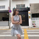 天丂法式掛脖無(wú)袖藍(lán)色連衣裙女裝夏季設(shè)計(jì)感蝴蝶結(jié)綁帶A字裙藍(lán)色短裙 藍(lán)色掛脖 M