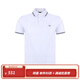 阿瑪尼EMPORIO ARMANI 阿瑪尼 男士修身小鷹標(biāo)短袖POLO衫T恤 白色 8N1FB4 1JPTZ 00100 L