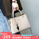viney牛皮包包女包斜挎媽媽包中年單肩手提包生日七夕情人節(jié)禮物送女友
