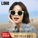 眼鏡生活（LOHO）2025新墨鏡女偏光開(kāi)車(chē)太陽(yáng)鏡圓框防曬護目眼鏡潮流顯臉小登山鏡