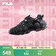 FILA 斐樂女鞋貓爪鞋3代老爹鞋休閑運動鞋緩震厚底慢跑鞋F(xiàn)LUID Ⅲ 黑-BK 38