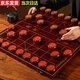 茨格曼中國(guó)象棋實(shí)木大號(hào)高檔手工紅花梨紅木帶棋盤折疊便攜過(guò)節(jié)送禮物 【紅花梨木】折疊款