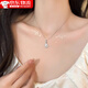 水滴鋯石款式吊墜項(xiàng)鏈女款輕奢小眾簡(jiǎn)約高級(jí)感鎖骨鏈氣質(zhì)百搭頸鏈 水滴形項(xiàng)鏈