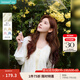 茵曼（INMAN）章若楠同款歐若風(fēng)鏤空薄女裝開衫針織衫2025年春秋季新款短款外套 杏色【好評返現(xiàn)】 M