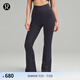 lululemon丨Groove Nulu? 女士超高腰喇叭褲 芯吸 LW5FIXA 夜幕黑 XS