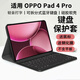 幸莎【秒變筆記本】適用OPPOPad4Pro鍵盤(pán)保護套13.2英寸2025新款oppopad4pro平板保護殼藍牙鍵盤(pán)鼠標 經(jīng)典款【雅致黑】保護套+鍵盤(pán)+鼠標+鋼化膜+觸屏筆 OPPO Pad 4 P